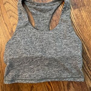 Ptula gray racerback bra top. Size medium.
